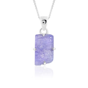 Natural Tanzanite Rough Pendant
