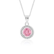 Rosabelle Pendant (Rhodium Plated)