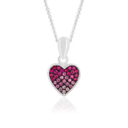 Valentina Pendant (Rhodium Plated)