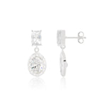 Load image into Gallery viewer, Empire Studs (Rhodium Plated)
