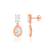 Empire Studs (Rose Gold Plated)