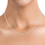 Load image into Gallery viewer, Oval Beaded Chain in 925 silver
