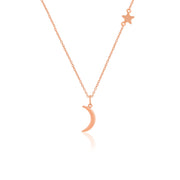 Celestial Necklace  (Rose Gold Plated)