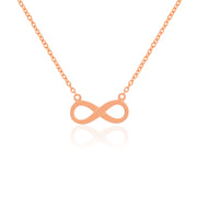 Infinity Necklace (Rose Gold Plated)