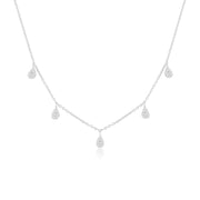 Ariel Necklace (Rhodium Plated)