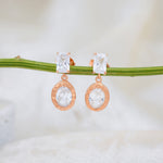 Load image into Gallery viewer, Empire Studs (Rose Gold Plated)
