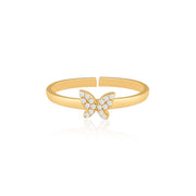 Butterfly Ring (Gold-Plated)