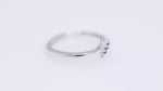 Load and play video in Gallery viewer, Ring with Blue Zircon in 925 Silver
