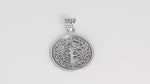 Load and play video in Gallery viewer, Tree of Life Pendant (Rhodium Plated)

