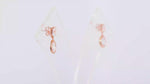 Load and play video in Gallery viewer, Empire Studs (Rose Gold Plated)
