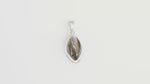 Load and play video in Gallery viewer, Natural Labradorite Marquise Cab Blue Fire Pendant
