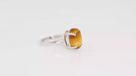 Load and play video in Gallery viewer, Natural Tiger Eye Cabochon Ring
